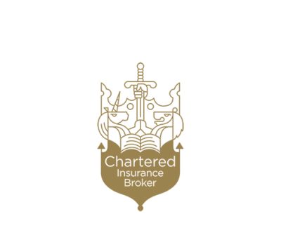 Chartered Insurance Broker Staffordshire logo in gold